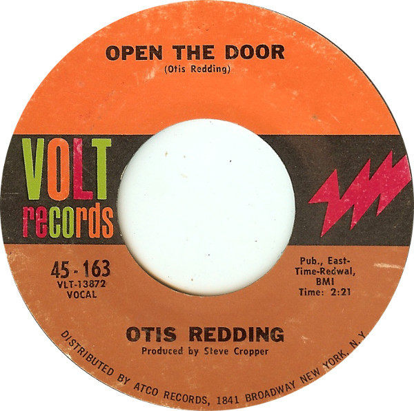 Otis Redding - The Happy Song (Dum Dum) / Open The Door | Volt (45-163) - 2 Otis Redding - The Happy Song (Dum Dum) / Open The Door | Volt (45-163) - 2