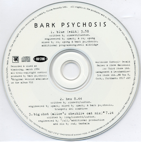 Bark Psychosis - Blue | Circa (YRCD 117) - 3 Bark Psychosis - Blue | Circa (YRCD 117) - 3