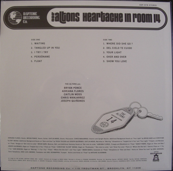 The Altons - Heartache In Room 14 | Daptone Records (DAP-079) - 2 The Altons - Heartache In Room 14 | Daptone Records (DAP-079) - 2