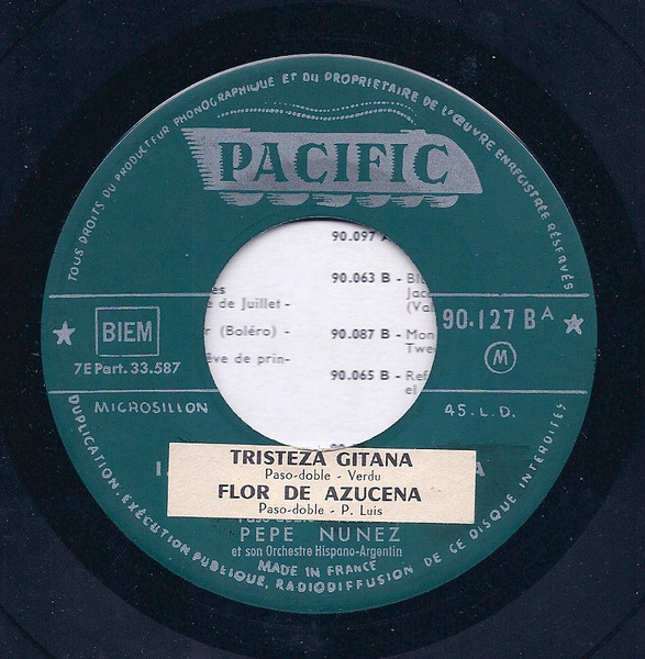 Pepe Nuñez , Juan Caldarella - Pepe Nuñez Rencontre Caldarella | Pacific (90.127 B) - 2