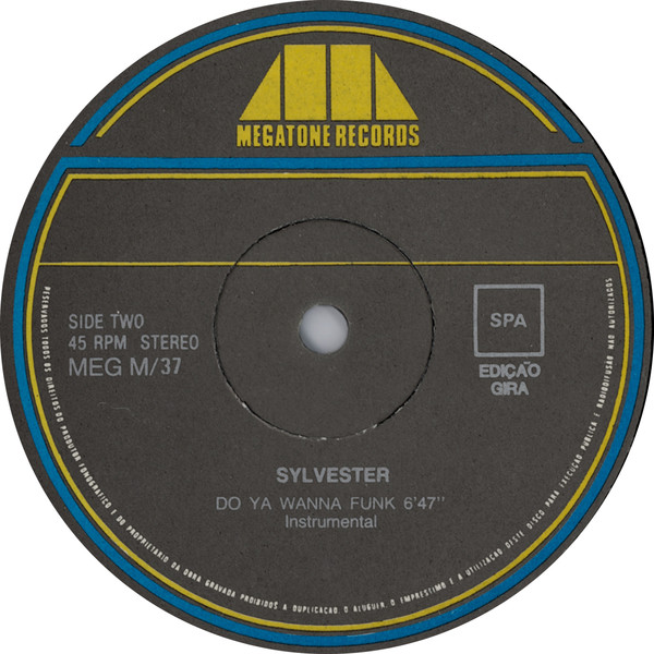 Sylvester - Do Ya Wanna Funk | Megatone Records (MEG-037) - 4