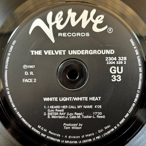 The Velvet Underground - White Light/White Heat | Verve Records (2304 328) - 4 The Velvet Underground - White Light/White Heat | Verve Records (2304 328) - 4