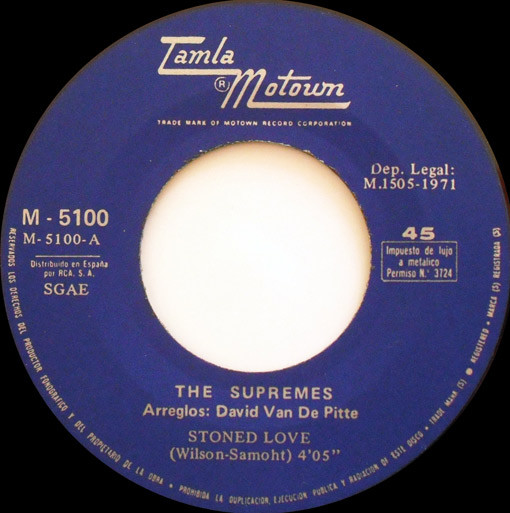 The Supremes - Stoned Love | Tamla Motown (M-5100) - 3