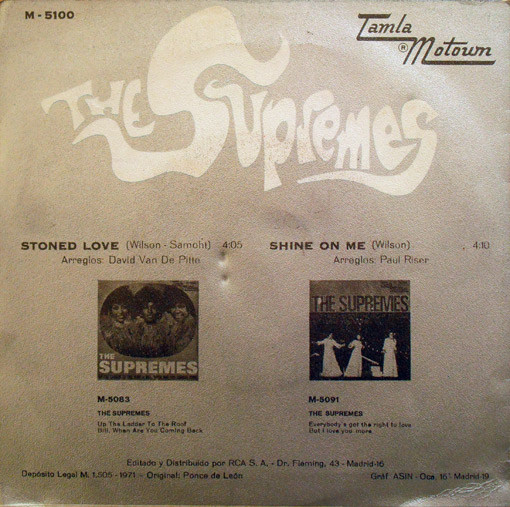 The Supremes - Stoned Love | Tamla Motown (M-5100) - 2