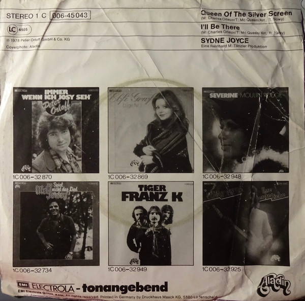 Sydne Joyce - Queen Of The Silver Screen | Aladin (1C 006-45 043) - 3