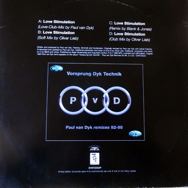 Paul van Dyk Presents Humate - Love Stimulation | Deviant Records (DVNT22XDP) - 2