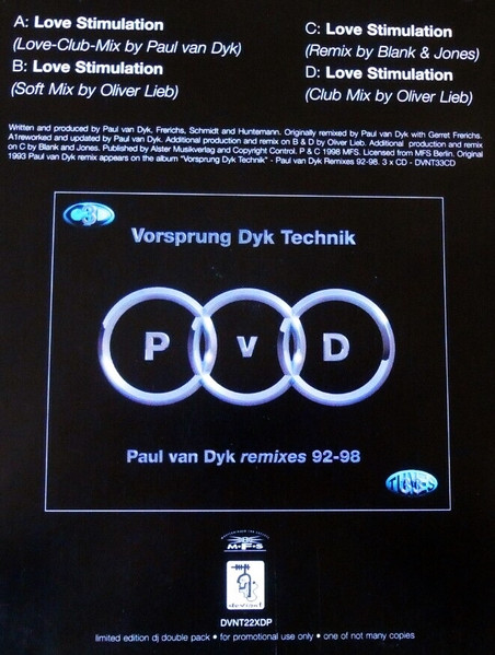 Paul van Dyk Presents Humate - Love Stimulation | Deviant Records (DVNT22XDP) - 3