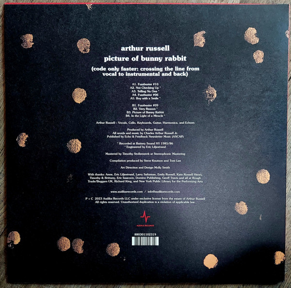 Arthur Russell - Picture Of Bunny Rabbit | Audika (AU-1023-1) - 2 Arthur Russell - Picture Of Bunny Rabbit | Audika (AU-1023-1) - 2