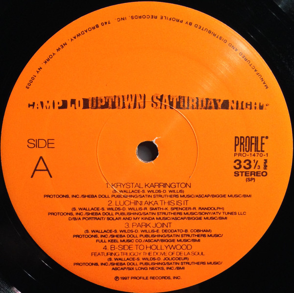 Camp Lo - Uptown Saturday Night | Profile Records (PRO-1470-1) - 3 Camp Lo - Uptown Saturday Night | Profile Records (PRO-1470-1) - 3