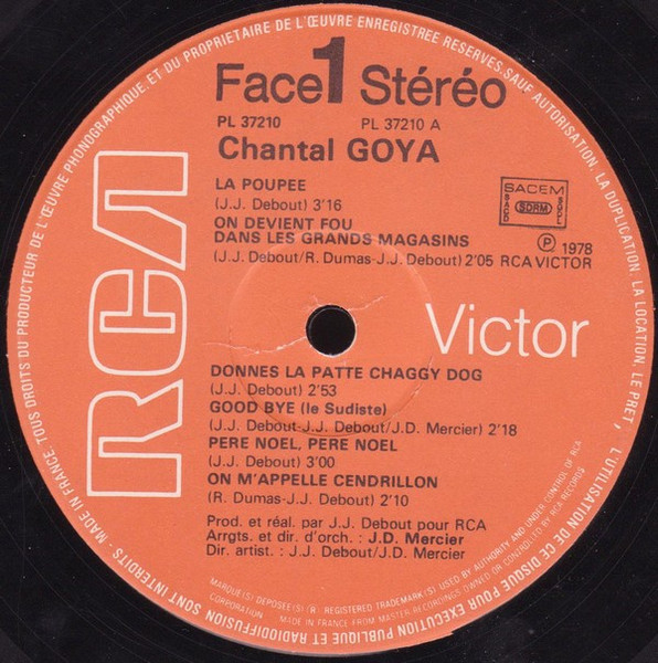 Chantal Goya - La Poupée • Riri, Fifi, Loulou • Elliott Le Dragon | RCA (PL 37210) - 4
