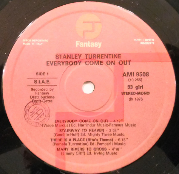 Stanley Turrentine - Everybody Come On Out | Fantasy (AMI 9508) - 4 Stanley Turrentine - Everybody Come On Out | Fantasy (AMI 9508) - 4