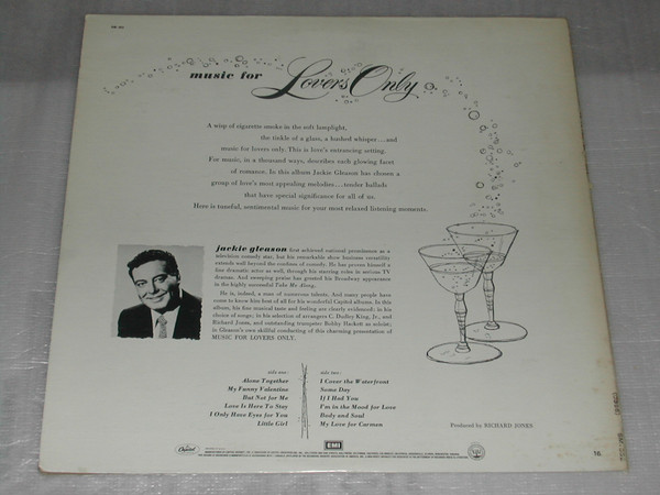 Jackie Gleason - Music For Lovers Only | Capitol Records (SM-352) - 2 Jackie Gleason - Music For Lovers Only | Capitol Records (SM-352) - 2