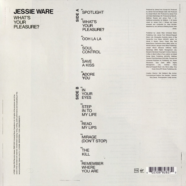 Jessie Ware - What's Your Pleasure? | PMR Records (V 3245) - main