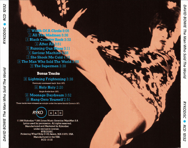 David Bowie - The Man Who Sold The World CD | Rykodisc (RCD 10132) - 2