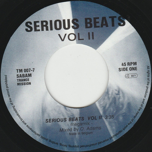 Various - Serious Beats Vol. 2 Mega-Mix | Trance Mission (TM 007-7) - 3