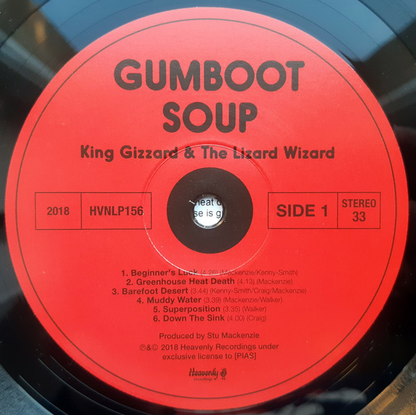 King Gizzard And The Lizard Wizard - Gumboot Soup | Heavenly (HVNLP156) - 3