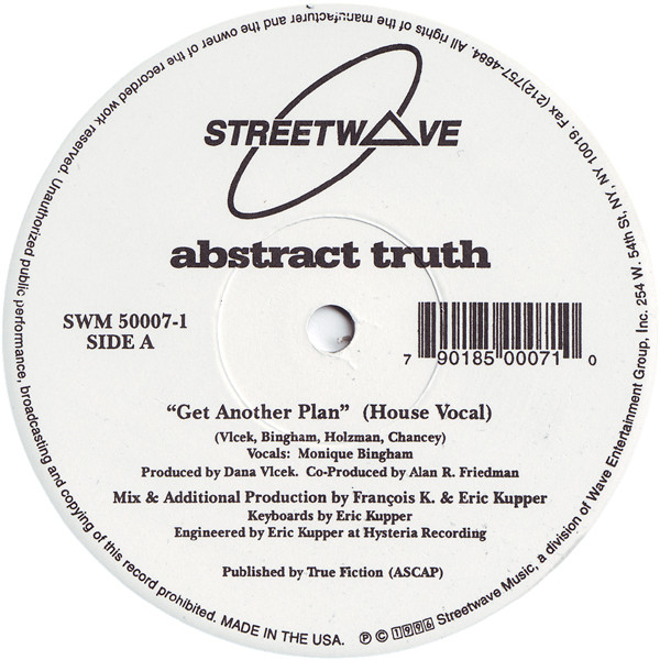 Abstract Truth - Get Another Plan | Streetwave Music (SWM 50007-1)