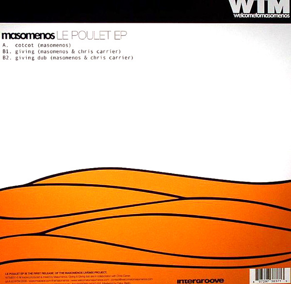 Masomenos - Le Poulet EP | Welcome To Masomenos (WTM001-6) - 2