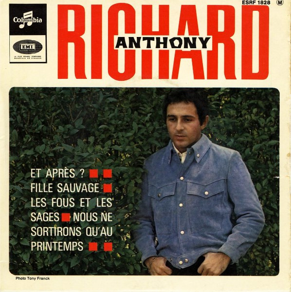 Richard Anthony - Fille Sauvage | Columbia (ESRF 1828)