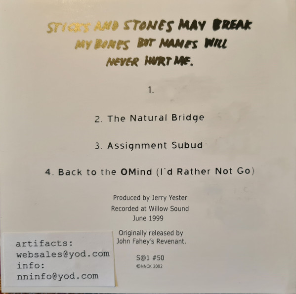 No-Neck Blues Band - Sticks And Stones May Break My Bones But Names Will Never Hurt Me. | Sound@One (S@1 50) - 2