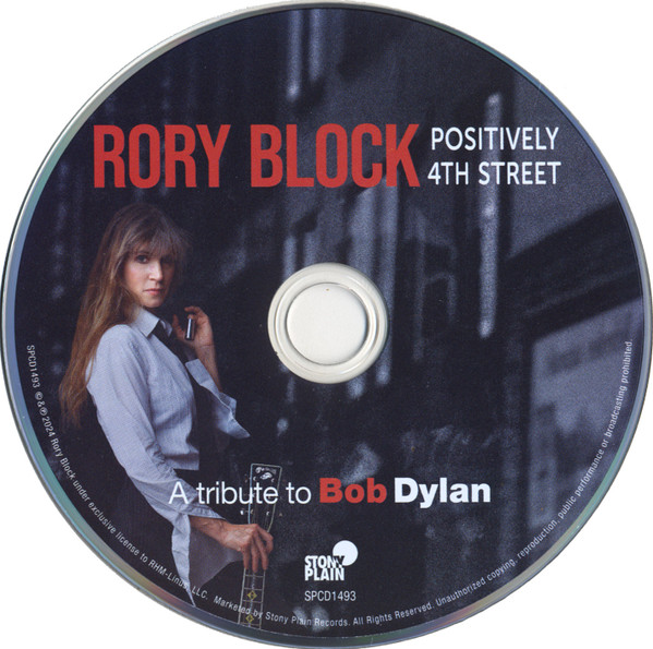Rory Block - Positively 4th Street A Tribute To Bob Dylan CD | Stony Plain Records (SPCD1493) - 3 Rory Block - Positively 4th Street A Tribute To Bob Dylan CD | Stony Plain Records (SPCD1493) - 3