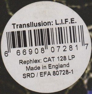 Transllusion - L.I.F.E. | Rephlex (CAT 128 LP) - 4 Transllusion - L.I.F.E. | Rephlex (CAT 128 LP) - 4