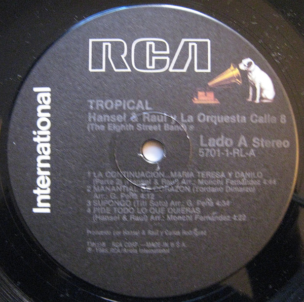 Hansel & Raul - Tropical | RCA International (5701-1-RL) - 2