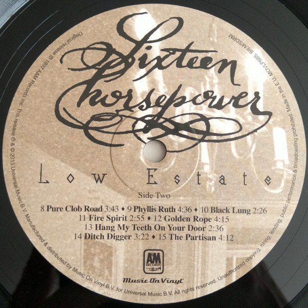 16 Horsepower - Low Estate | Music On Vinyl (MOVLP685) - 3 16 Horsepower - Low Estate | Music On Vinyl (MOVLP685) - 3