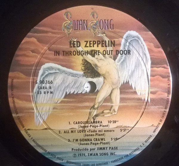 Led Zeppelin - In Through The Out Door | Swan Song (S 90.166) - 3