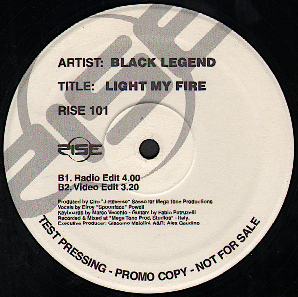 Black Legend - Light My Fire | Rise (RISE 101) - main Black Legend - Light My Fire | Rise (RISE 101) - main
