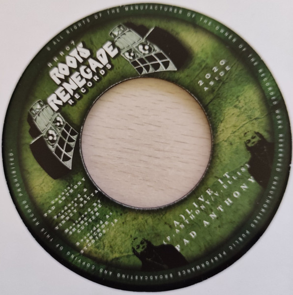 Pad Anthony - Live It | Roots Renegade Records (RRR07) - main