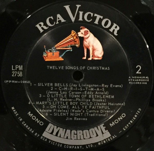 Jim Reeves - Twelve Songs Of Christmas | RCA Victor (LPM-2758) - 4 Jim Reeves - Twelve Songs Of Christmas | RCA Victor (LPM-2758) - 4