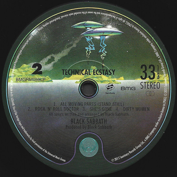 Black Sabbath - Technical Ecstasy | Sanctuary (BMGRM059LP) - 3