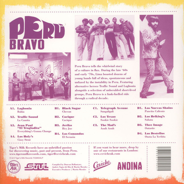 Various - Peru Bravo (Funk, Soul & Psych From Peru's Radical Decade) | Tiger's Milk Records (TIGM004LP)