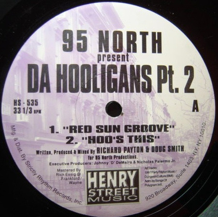 95 North Present Da Hooligans - Red Sun Groove | Henry Street Music (HS - 535)