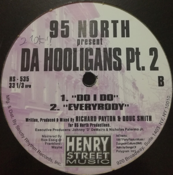 95 North Present Da Hooligans - Red Sun Groove | Henry Street Music (HS - 535) - 2
