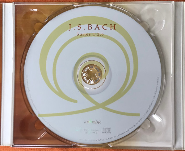 Johann Sebastian Bach - Ophélie Gaillard - Suites A Violoncello Solo Senza Basso 1, 2, 6 | Ambroisie (AMB 9905) - 3