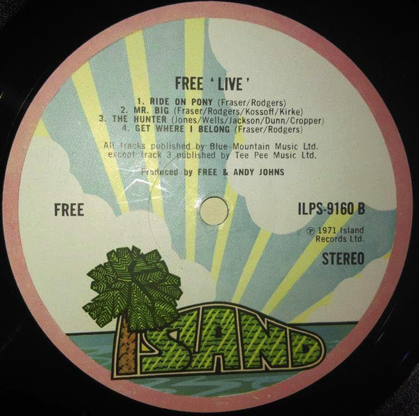 Free - Free Live | Island Records (ILPS 9160) - 4 Free - Free Live | Island Records (ILPS 9160) - 4