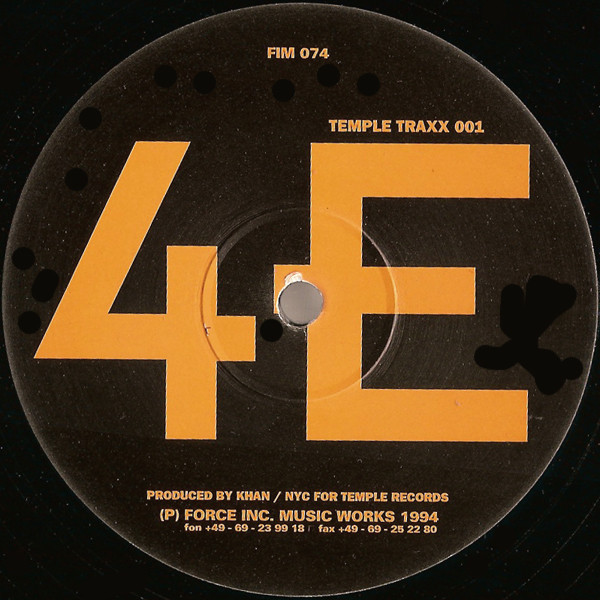 4E - Temple Traxx | Force Inc. Music Works (FIM 074)