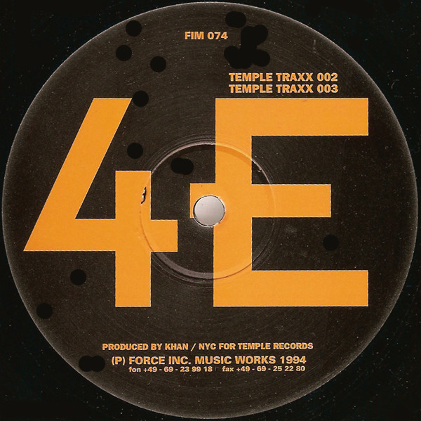 4E - Temple Traxx | Force Inc. Music Works (FIM 074) - 2 4E - Temple Traxx | Force Inc. Music Works (FIM 074) - 2