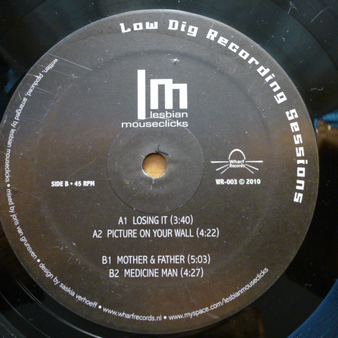 Lesbian Mouseclicks - Low Dig Recording Sessions | Wharf Records (WR-003) - 3
