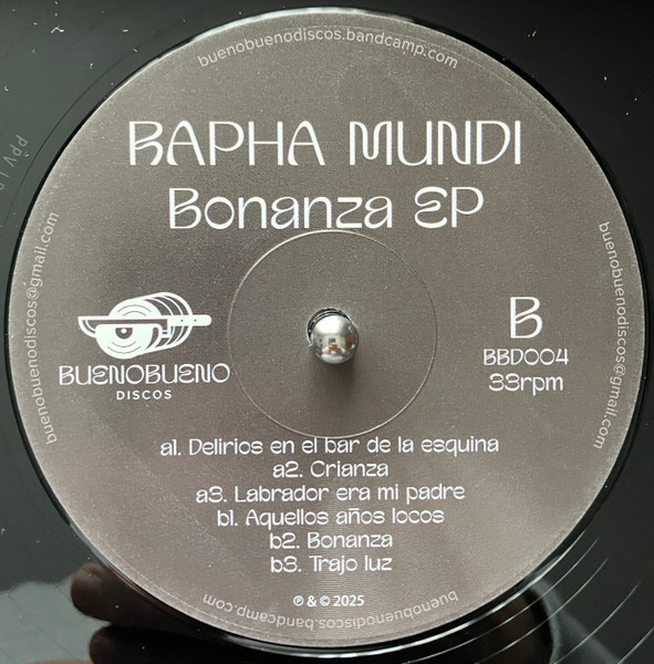 Rapha Mundi - Bonanza EP | Buenobueno Discos (BBD004) - 4 Rapha Mundi - Bonanza EP | Buenobueno Discos (BBD004) - 4