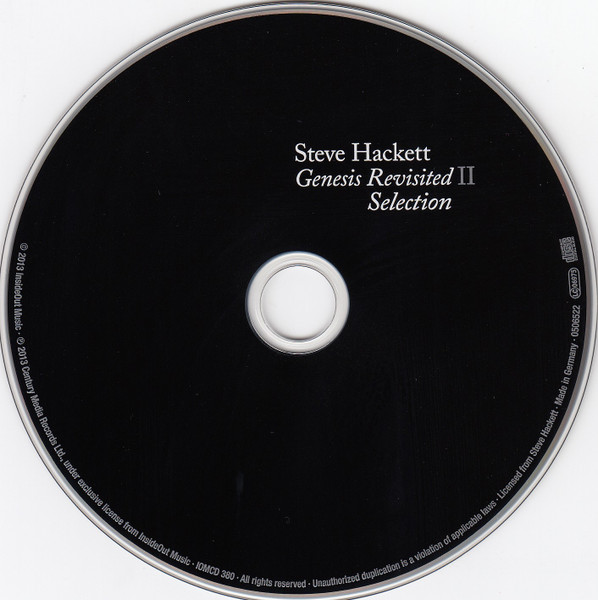 Steve Hackett - Genesis Revisited II: Selection | Inside Out Music (IOMCD 380) - 4