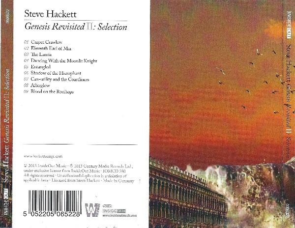 Steve Hackett - Genesis Revisited II: Selection | Inside Out Music (IOMCD 380) - 3
