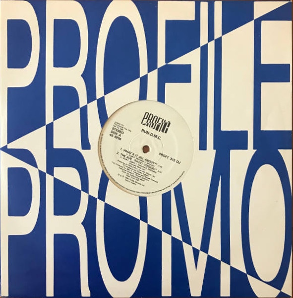 Run-DMC - What's It All About / The Ave. | Profile Records (PROFT 315 DJ) - 2