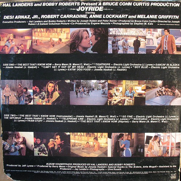 Various - Joyride (Original Motion Picture Sound Track) | United Artists Records (UA-LA784-H) - 2