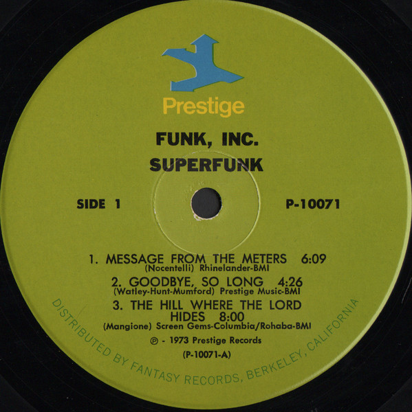Funk Inc. - Superfunk | Prestige (P-10071) - 3 Funk Inc. - Superfunk | Prestige (P-10071) - 3
