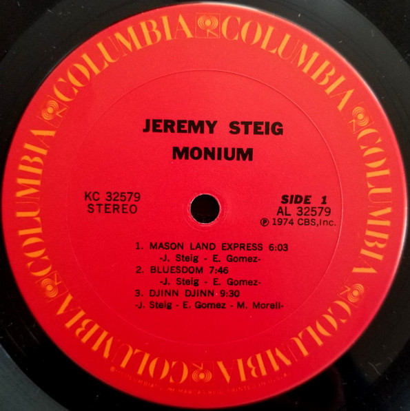 Jeremy Steig - Monium | Columbia (KC 32579) - 3