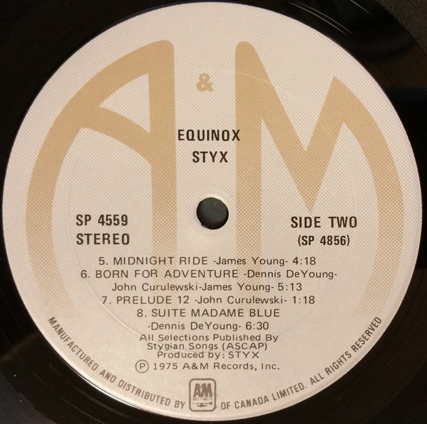 Styx - Equinox | A&M Records (SP 4559) - 4 Styx - Equinox | A&M Records (SP 4559) - 4