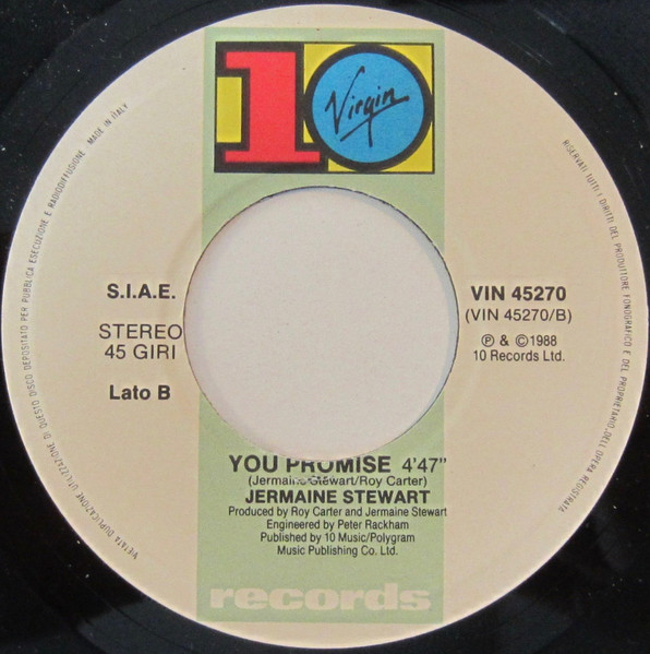 Jermaine Stewart - Say It Again | 10 Records (VIN 45270) - 2